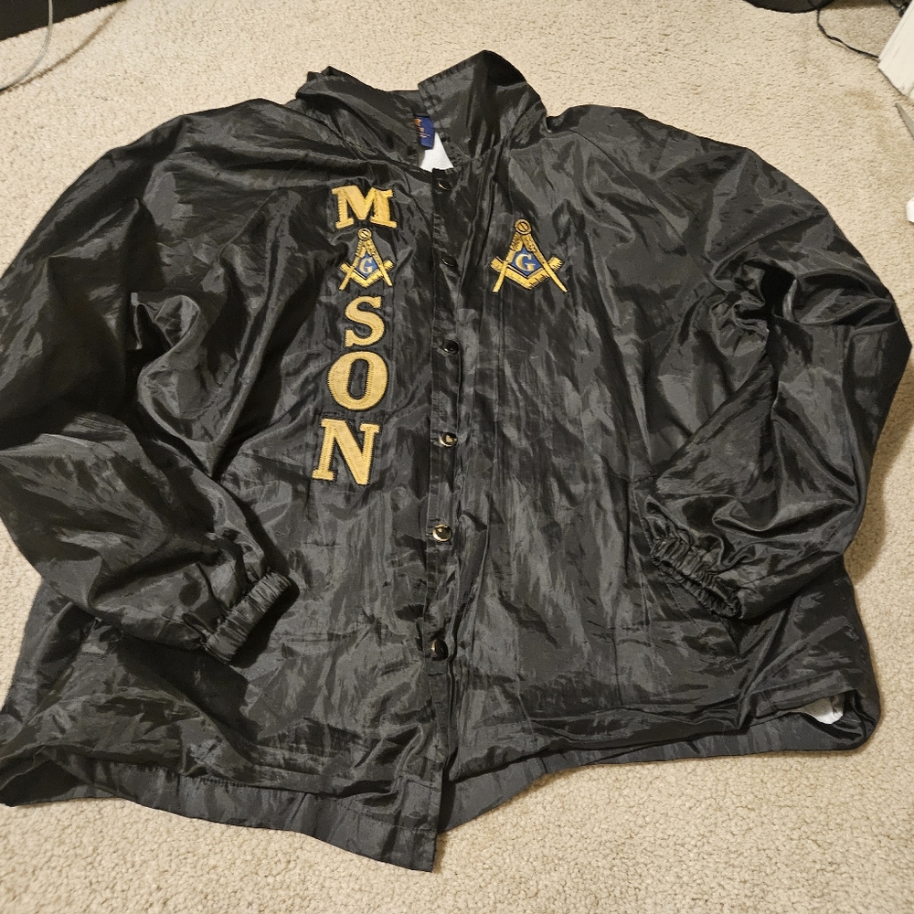Buffalo Dallas Freemason Masonic Fraternity Line Jacket Mason Nobel Fraternity. 
